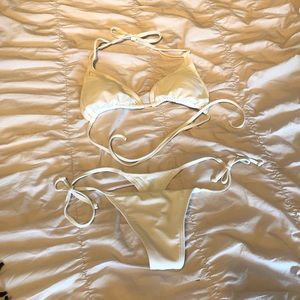 White Thong Bikini